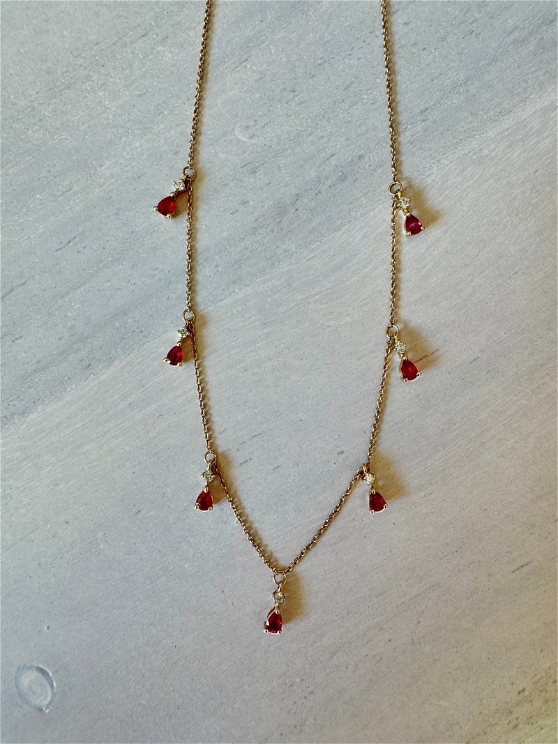 Ruby & Diamond necklace