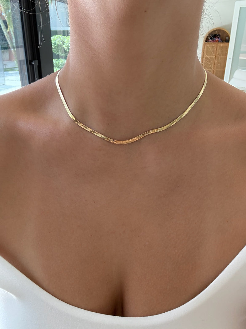 Herringbone necklace