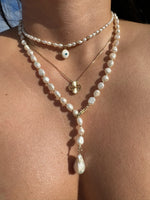 Natural Baroque Pearl Lariat