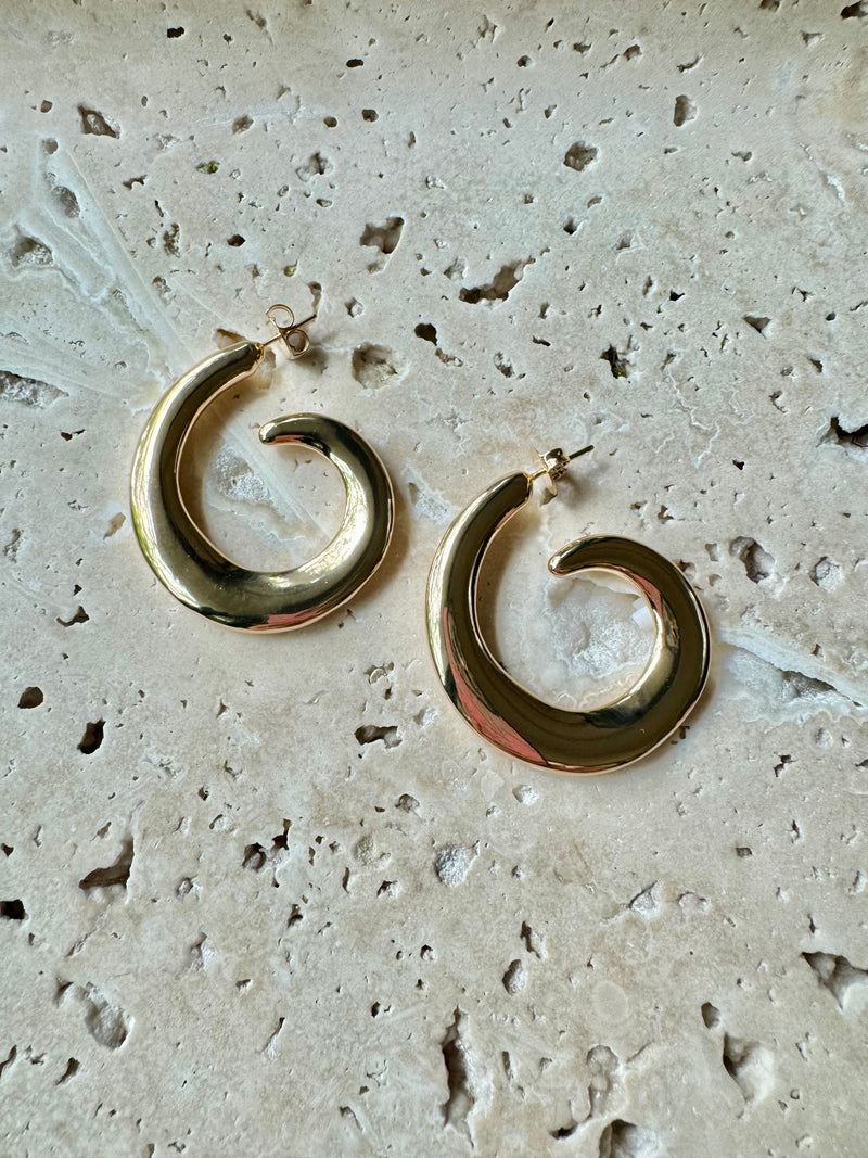 Spiral earrings