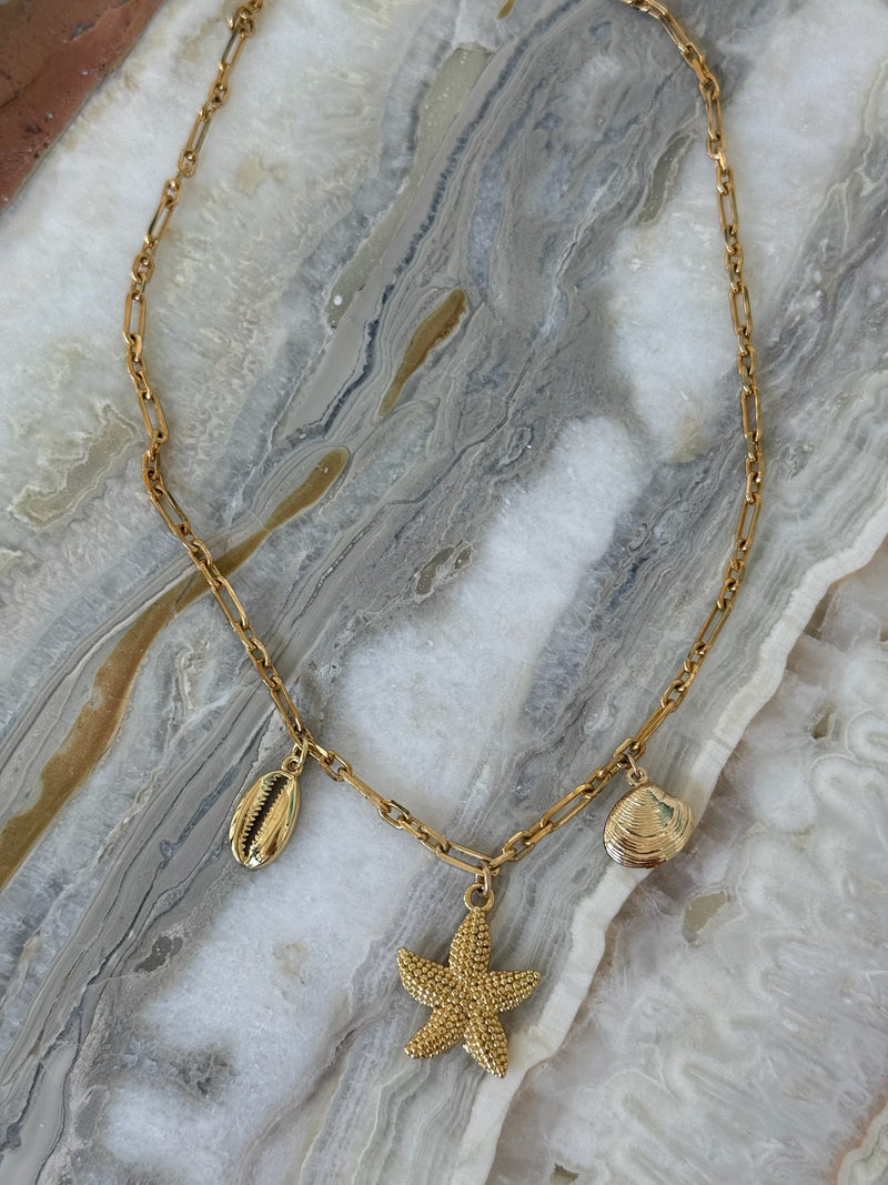 Sea Star charm necklace