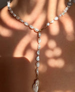 Natural Baroque Pearl Lariat