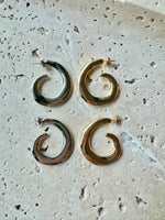 Spiral earrings