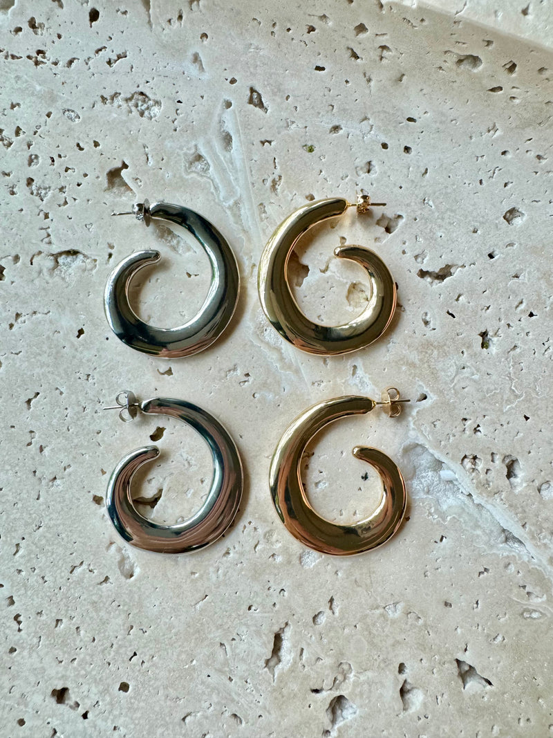 Spiral earrings