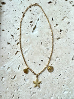 Sea Star charm necklace