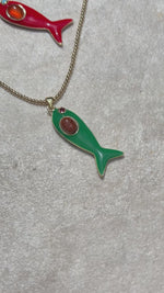 Piscean charm necklace