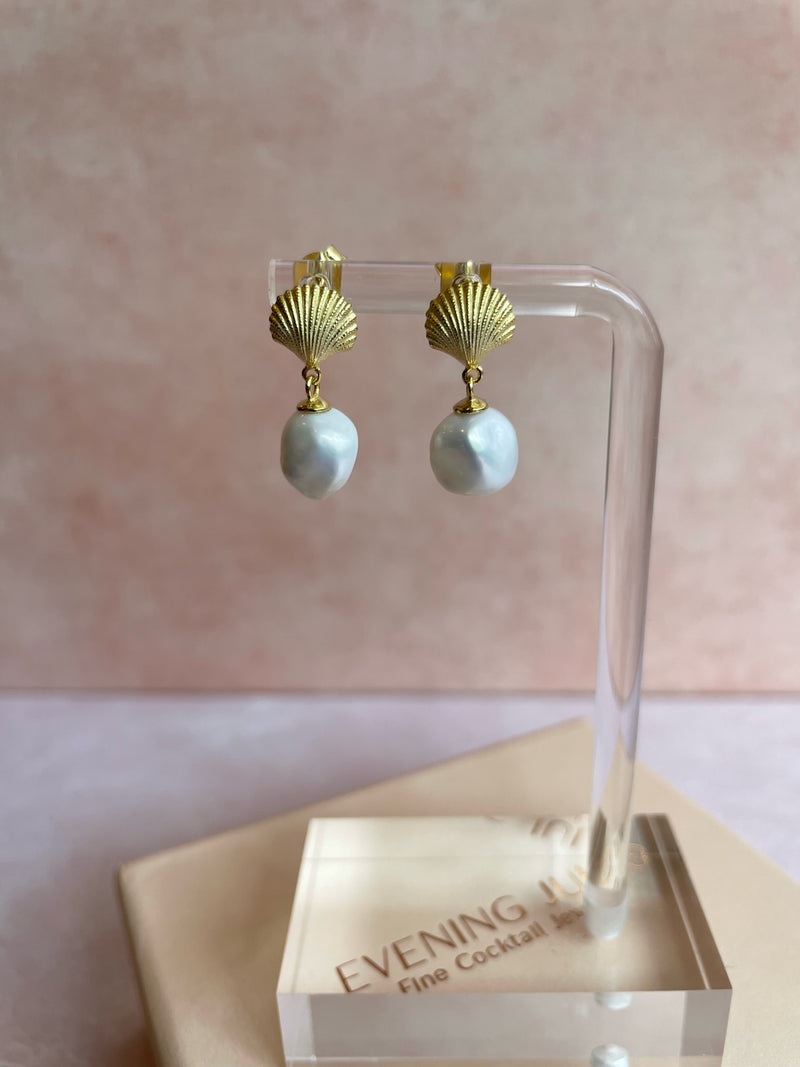 Pearl Shell Earrings 14k Gold Filled