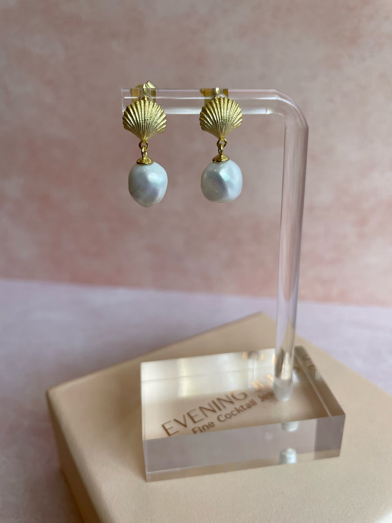 Pearl Shell Earrings 14k Gold Filled