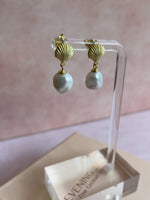 Pearl Shell Earrings 14k Gold Filled